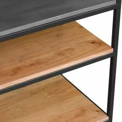 Ars manufacti Regal Conjo II - Akazie massiv / Eisen - Akazie / Schwarz -Buromobel Verkaufe 1000287810 220517 033 DETAILS P000000001000287810