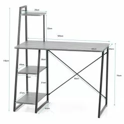 FLHF Schreibtisch-Kombination Ren - Ahorn Dekor Dunkel -Buromobel Verkaufe 1000288998 210902 09115900133 SKETCH DETAILS P000000001000288998 sketch
