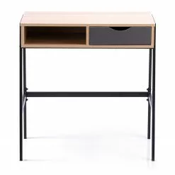 FLHF Schreibtisch Ins - Eiche Dekor / Schwarz -Buromobel Verkaufe 1000289010 210902 09120300229 DETAILS P000000001000289010