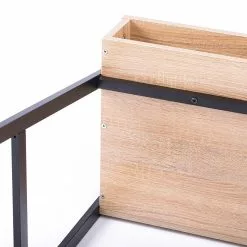 FLHF Schreibtisch Ins - Eiche Dekor / Schwarz -Buromobel Verkaufe 1000289010 210902 09120300231 DETAILS P000000001000289010