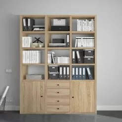 Fredriks Aktenregal-Kombination Emporio V - Eiche Sonoma Dekor 7 Fredriks Aktenregal-Kombination Emporio V - Eiche Sonoma Dekor -Buromobel Verkaufe 1000289368 210914 13473300062 MOOD DETAILS P000000001000289368 mood