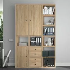 Fredriks Aktenschrank-Kombination Emporio - Eiche Sonoma Dekor -Buromobel Verkaufe 1000289381 210914 13473500112 MOOD DETAILS P000000001000289381 mood