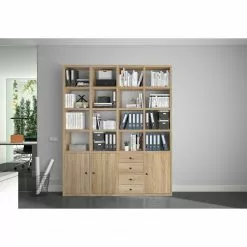 Fredriks Aktenregal-Kombination Emporio VIII - Eiche Sonoma Dekor -Buromobel Verkaufe 1000289388 210914 13473700143 MOOD DETAILS P000000001000289388 mood