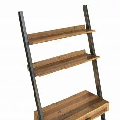 Ars manufacti Wandschreibtisch Tamati - Pinie massiv / Edelstahl - Pinie / Schwarz -Buromobel Verkaufe 1000291189 220610 045 DETAILS P000000001000291189