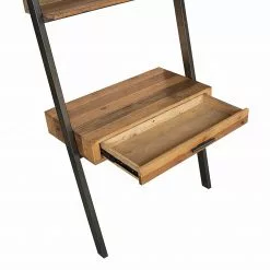 Ars manufacti Wandschreibtisch Tamati - Pinie massiv / Edelstahl - Pinie / Schwarz -Buromobel Verkaufe 1000291189 220610 055 DETAILS P000000001000291189