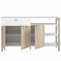 Fredriks Büroset Holvik (4-teilig) - Eiche Sonoma Dekor / Weiß -Buromobel Verkaufe 1000292006 211006 14100700155 DETAILS P000000001000292006