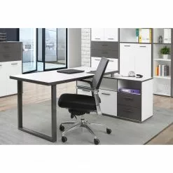 Fredriks Büroset Kendrick II (7-teilig) - Weiß / Grau -Buromobel Verkaufe 1000292009 211006 14100900176 MOOD DETAILS P000000001000292009 mood