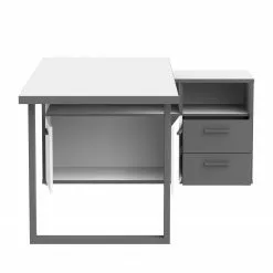 Fredriks Büroset Kendrick II (7-teilig) - Weiß / Grau -Buromobel Verkaufe 1000292009 211006 14101000265 DETAILS P000000001000292009