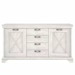 Ridgevalley Sideboard Kimbark II - Pinie Weiß Dekor -Buromobel Verkaufe 1000295071 210924 143048000100 DETAILS P000000001000295071