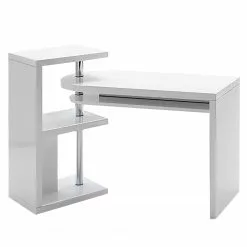 Fredriks Schreibtisch-Kombination Liam - Hochglanz Weiß