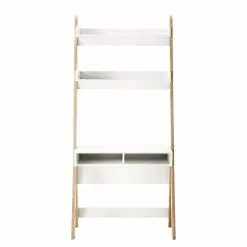 Mørteens Schreibtisch-Kombination Vela - Weiß / Eiche Sanremo Dekor -Buromobel Verkaufe 1000295165 210923 15402000049 DETAILS P000000001000295165