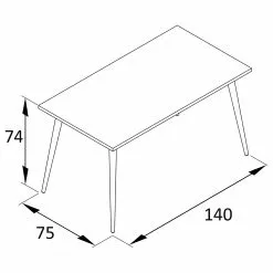 Schildmeyer Schreibtisch Jonte - Grau -Buromobel Verkaufe 1000296227 210927 081946000540 SKETCH DETAILS P000000001000296227 sketch