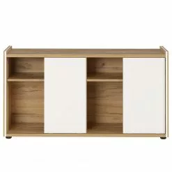 Germania Sideboard GW-Indianapolis - Eiche Navarra Dekor / Weiß -Buromobel Verkaufe 1000296405 210927 094703000033 DETAILS P000000001000296405