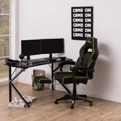 Fredriks Gaming Chair Cloud II - Schwarz / Gelb -Buromobel Verkaufe 1000297638 211007 08054500069 MOOD DETAILS P000000001000297638 mood