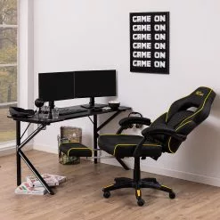 Fredriks Gaming Chair Cloud II - Schwarz / Gelb -Buromobel Verkaufe 1000297638 211007 08054500071 MOOD DETAILS P000000001000297638 mood