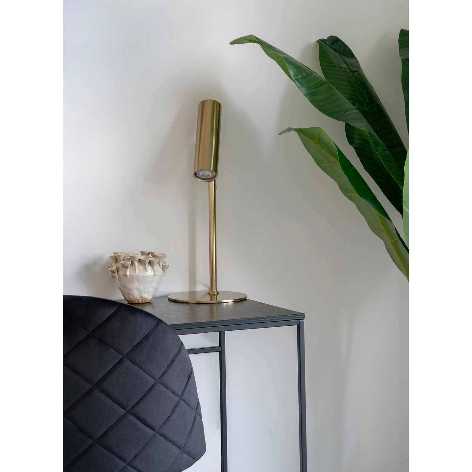 Red Living Bürodrehstuhl Varby - Samt / Stahl - Schwarz 6 Red Living Bürodrehstuhl Varby - Samt / Stahl - Schwarz – Bild 4