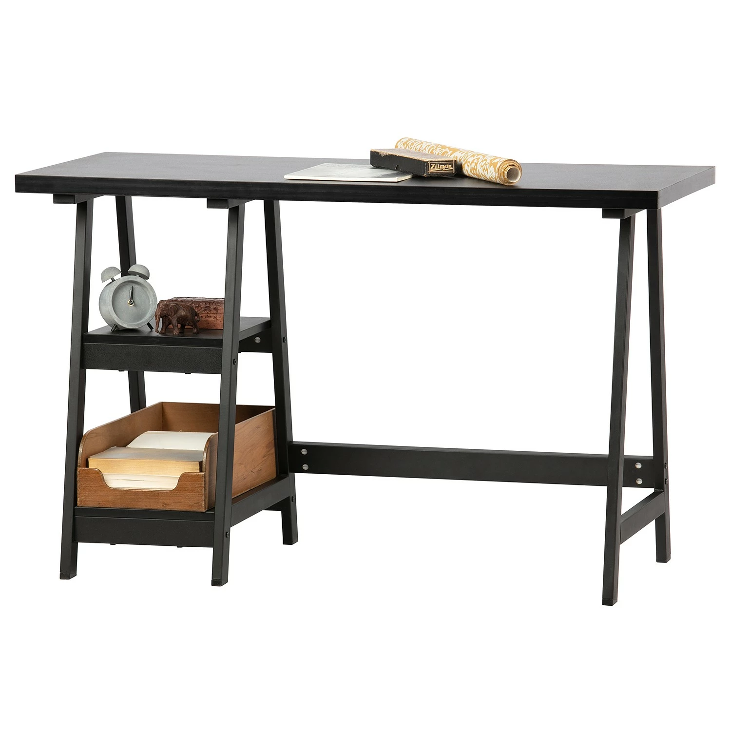 Fredriks Schreibtisch Donau - Schwarz 6 Fredriks Schreibtisch Donau - Schwarz – Bild 4