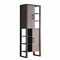 Red Living Regal Norddal I - Nussbaum Dekor / Schwarz -Buromobel Verkaufe 1000304812 211027 104959000111 DETAILS P000000001000304812