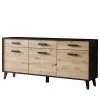 Norrwood Sideboard Argenteuil I - Eiche Artisan Dekor / Schwarz -Buromobel Verkaufe 1000304823 211027 10520100133 IMAGE P000000001000304823