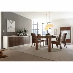 LC Spa Sideboard Forenza - Nussbaum Dekor / Weiß -Buromobel Verkaufe 1000306547 211122 150911000107 DETAILS P000000001000306547