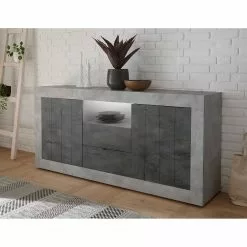 LC Spa Sideboard Urbino I - Anthrazit / Hellgrau -Buromobel Verkaufe 1000306561 211122 150851000044 DETAILS P000000001000306561