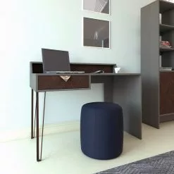 Red Living Schreibtisch Livaro - Vintage Sand / Dunkelbraun -Buromobel Verkaufe 1000306605 211115 13505800155 MOOD DETAILS P000000001000306605 mood