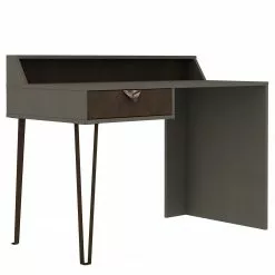 Red Living Schreibtisch Livaro - Vintage Sand / Dunkelbraun