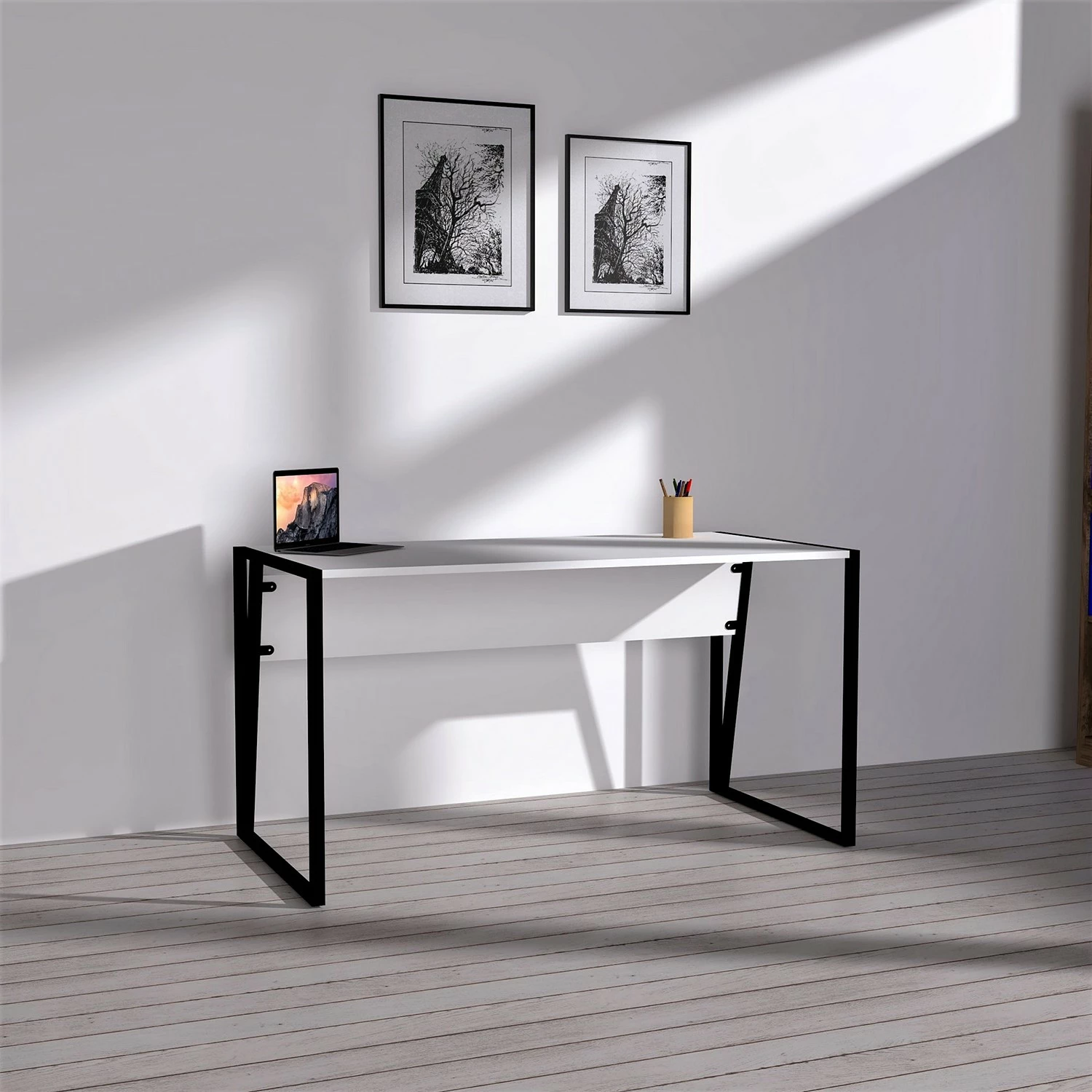 Red Living Schreibtisch Laurel - Weiß 5 Red Living Schreibtisch Laurel - Weiß – Bild 3