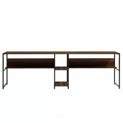 Red Living Doppelschreibtisch Collinee III - Walnuss Dekor / Schwarz -Buromobel Verkaufe 1000306707 211115 13582000782 DETAILS P000000001000306707