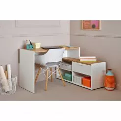 Jahnke Eckschreibtisch ML C 140 E - Wildeiche Dekor / Weiß -Buromobel Verkaufe 1000307856 211109 13512100047 MOOD DETAILS P000000001000307856 mood