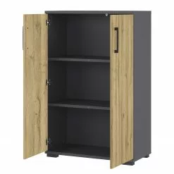 Germania Aktenschrank GW-Profi 2.0 I - Eiche Grandson Dekor / Graphit -Buromobel Verkaufe 1000307874 211109 16164000130 DETAILS P000000001000307874