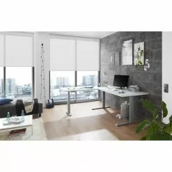 Fredriks Eckschreibtisch Toms - (Höhenverstellbar) - Lichtgrau / Grau -Buromobel Verkaufe 1000309502 211110 082121000024 MOOD DETAILS P000000001000309502 mood