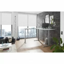 Fredriks Eckschreibtisch Toms - (Höhenverstellbar) - Lichtgrau / Grau -Buromobel Verkaufe 1000309502 211110 082121000026 MOOD DETAILS P000000001000309502 mood