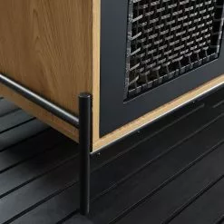 Red Living Sideboard Padbury - Schwarz / Eiche Dekor -Buromobel Verkaufe 1000310550 211125 11183700171 DETAILS P000000001000310550