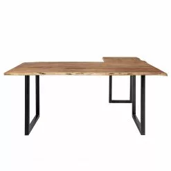 Ars manufacti Büroset Domme (4-teilig) - Akazie massiv / Eisen - Akazie / Anthrazit -Buromobel Verkaufe 1000310605 211117 16461200048 DETAILS P000000001000310605