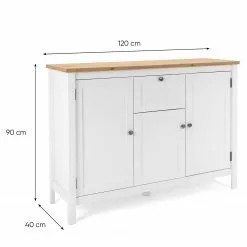 Ridgevalley Sideboard Bombita III - Weiß / Eiche Artisan Dekor -Buromobel Verkaufe 1000310613 211118 060556000543 SKETCH DETAILS P000000001000310613 sketch