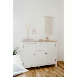 Ridgevalley Sideboard Bombita III - Weiß / Eiche Artisan Dekor -Buromobel Verkaufe 1000310613 211118 06055600057 MOOD DETAILS P000000001000310613 mood