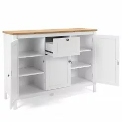 Ridgevalley Sideboard Bombita III - Weiß / Eiche Artisan Dekor -Buromobel Verkaufe 1000310613 211118 06055600077 DETAILS P000000001000310613