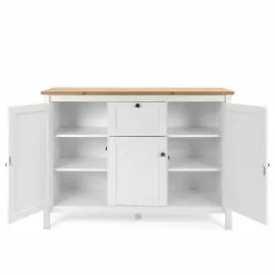 Ridgevalley Sideboard Bombita III - Weiß / Eiche Artisan Dekor -Buromobel Verkaufe 1000310613 211118 06055600088 DETAILS P000000001000310613