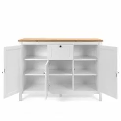 Ridgevalley Sideboard Bombita III - Weiß / Eiche Artisan Dekor -Buromobel Verkaufe 1000310613 211118 06055600099 DETAILS P000000001000310613