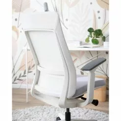 Fredriks Bürostuhl Ross - Hellgrau / Weiß -Buromobel Verkaufe 1000310652 220819 030 DETAILS P000000001000310652