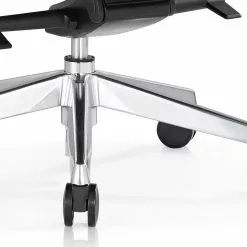 Fredriks Bürostuhl Lavaur - Kunstleder / Aluminium - Schwarz / Silber -Buromobel Verkaufe 1000312403 211130 131604000056 DETAILS P000000001000312403