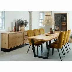 Loftscape Sideboard Limoges - Echtholzfurnier / Metall - Eiche / Schwarz -Buromobel Verkaufe 1000319435 220107 101929000105 MOOD DETAILS P000000001000319435 mood