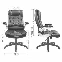 Loftscape Chefsessel Modan XXL - Kunstleder / Nylon - Schwarz / Silber -Buromobel Verkaufe 1000330260 220204 13344400500 SKETCH DETAILS P000000001000330260 sketch