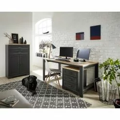 Ridgevalley Büro-Set Jasmund (2-teilig) - Graphit -Buromobel Verkaufe 1000331309 220208 143704000021 MOOD DETAILS P000000001000331309 mood