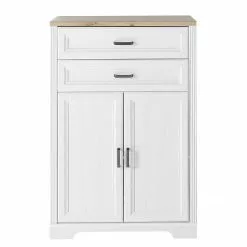 Ridgevalley Schrankwand Jasmund II (3-teilig) - Pinie Weiß Dekor / Eiche Artisan Dekor -Buromobel Verkaufe 1000331334 220208 14370400040 DETAILS P000000001000331334