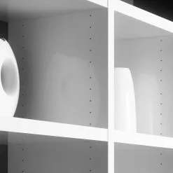 Loftscape Regal Emporior XXI - Eiche Schwarzbraun Dekor / Hochglanz Weiß 7 Loftscape Regal Emporior XXI - Eiche Schwarzbraun Dekor / Hochglanz Weiß -Buromobel Verkaufe 1000332498 220215 030 DETAILS P000000001000332498