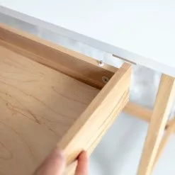 Mørteens Eckschreibtisch Ophelia - Weiß - Breite: 135 cm - Schublade rechts -Buromobel Verkaufe 1000332519 220211 030 DETAILS P000000001000332519