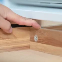 Mørteens Eckschreibtisch Ophelia - Weiß - Breite: 135 cm - Schublade rechts -Buromobel Verkaufe 1000332519 220211 050 DETAILS P000000001000332519