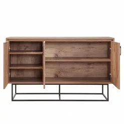 Red Living Sideboard Yopal I - Metall - Kiefer Dekor / Schwarz -Buromobel Verkaufe 1000333720 220302 031 DETAILS P000000001000333720